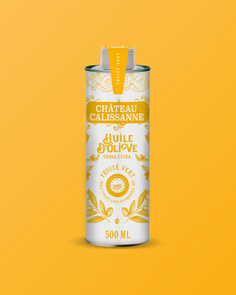 Chateau Calissanne Yellow container / Olive oil - Fruity green