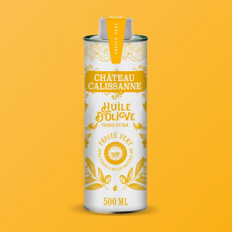 Chateau Calissanne Yellow container / Olive oil - Fruity green