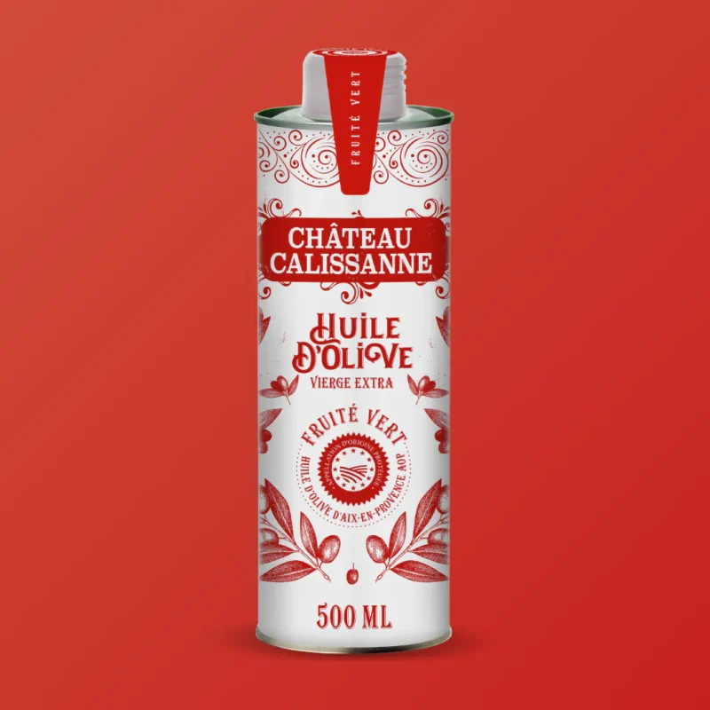 Chateau Calissanne Red container / Olive oil - Fruity green