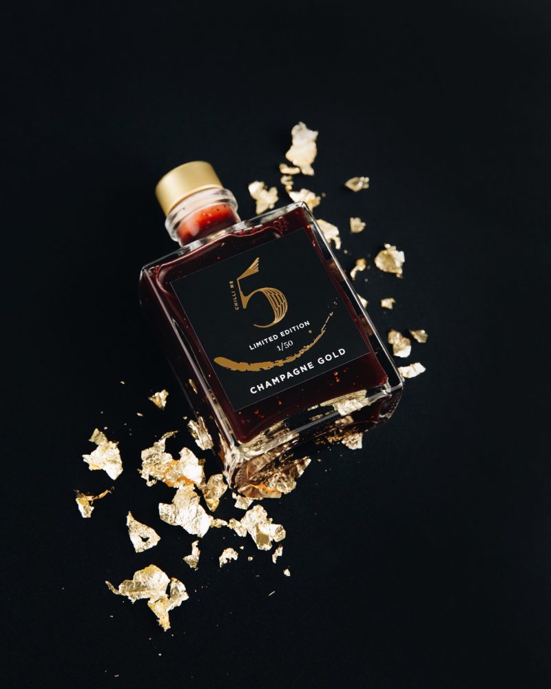 Chilli No. 5 Champagne Gold – Luxury Hot Sauce