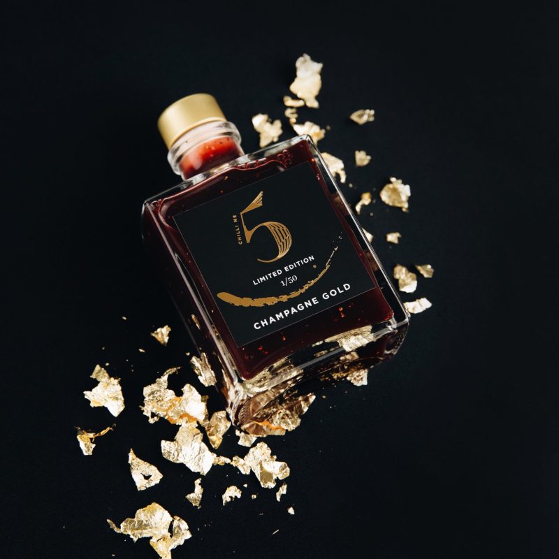 Chilli No. 5 Champagne Gold – Luxury Hot Sauce