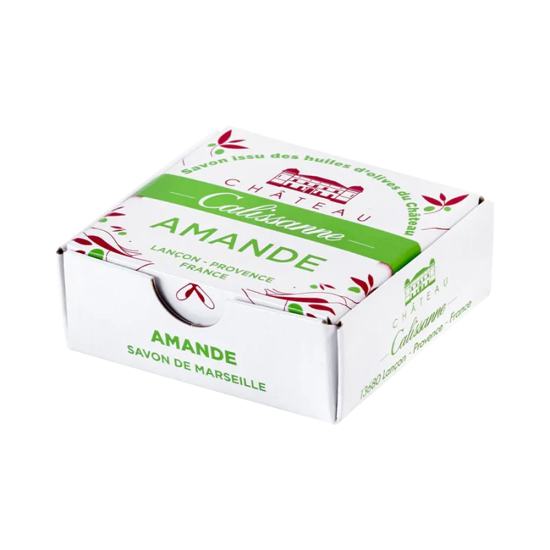Chateau Calissanne Extra Virgin Olive Oil Almond Soap Bar 100gm