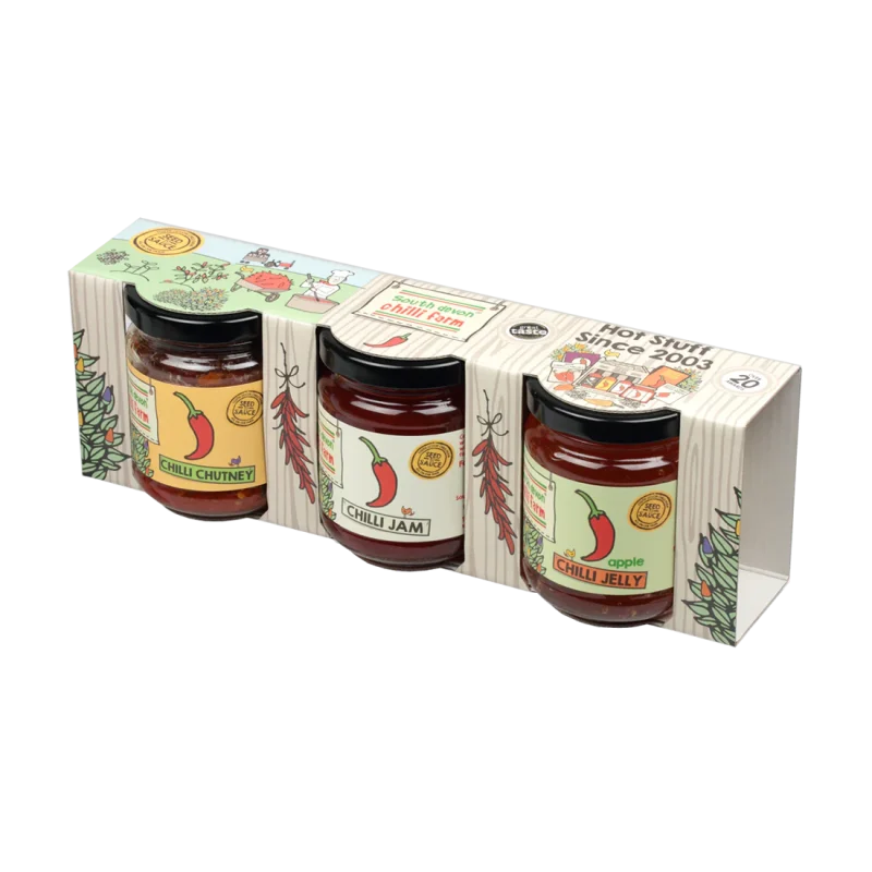 South Devon Chilli Farm Preserves x 3 Gift Set