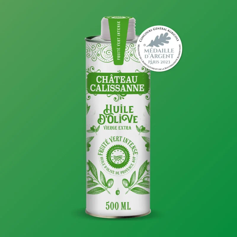 Chateau Calissanne Green canister / Olive oil - Intense green fruitiness