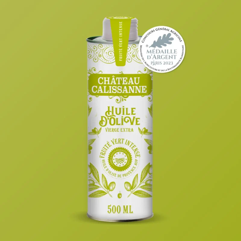 Chateau Calissanne Light green canister / Olive oil - Intense green fruitiness