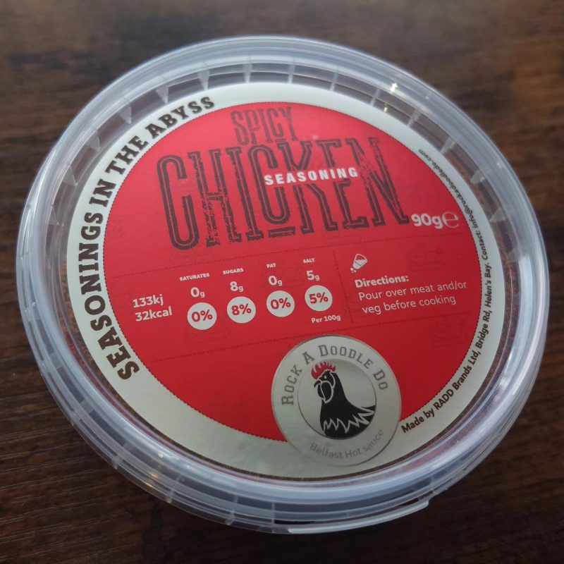 Rock a Doodle D Sauce Spicy Chicken Rub 90gm