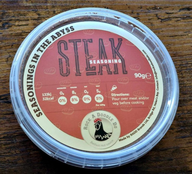 Rock a Doodle Do Sauce Steak Rub 90gm