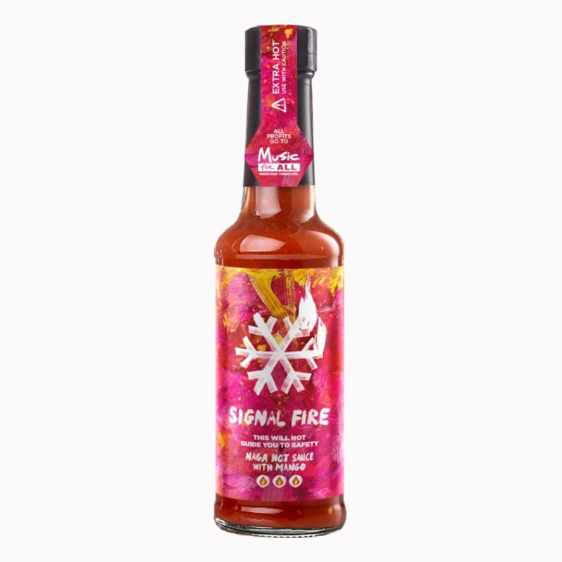 The Belfast Sauce Signal Fire 140ml Dorset Naga and Mango Hot Sauce