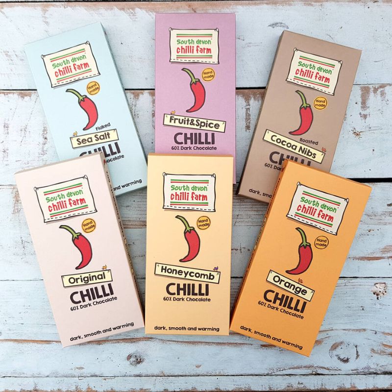 South Devon Chilli Farm Chilli Chocolate Selection Box
