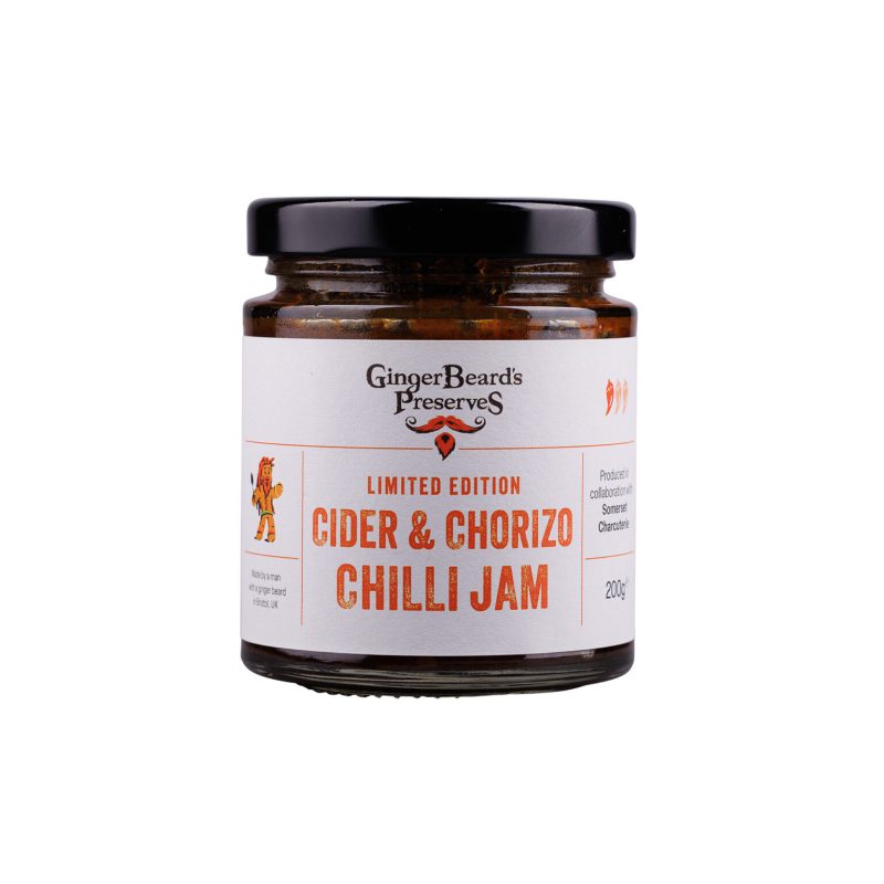 Gingerbread Preserves Cider and Chorizo Chilli Jam