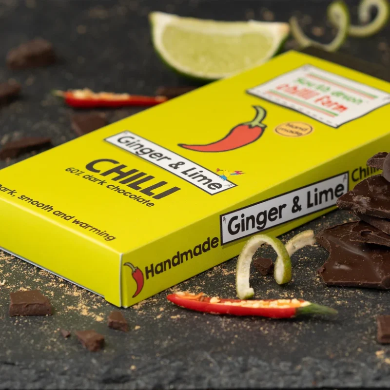 South Devon Chilli Farm Ginger and Lime Chilli Chocolate